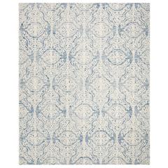 BLOSSOM, BLUE / IVORY, 8' X 10', Area Rug, BLM112M-8