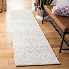 BLOSSOM, SILVER / IVORY, 2'-3" X 8', Area Rug, BLM113G-28