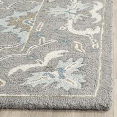 BLOSSOM, GREY, 4' X 6', Area Rug