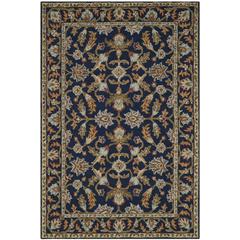 BLOSSOM, NAVY, 4' X 6', Area Rug