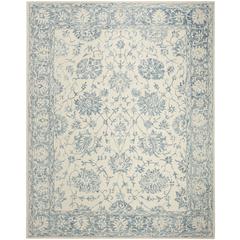 BLOSSOM, IVORY / BLUE, 8' X 10', Area Rug, BLM351A-8