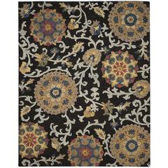 BLOSSOM, CHARCOAL / MULTI, 8' X 10', Area Rug, BLM401A-8