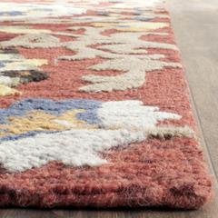 BLOSSOM, RED / MULTI, 8'-9" X 12', Area Rug