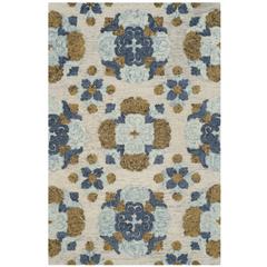 BLOSSOM, BEIGE / MULTI, 4' X 6', Area Rug