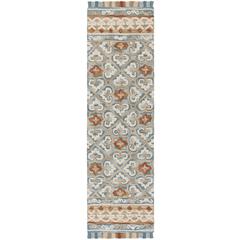 BLOSSOM, IVORY / BLUE, 2'-3" X 8', Area Rug, BLM420B-28