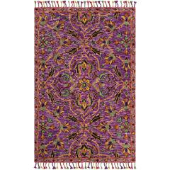 BLOSSOM, PURPLE / MULTI, 2' X 3', Area Rug