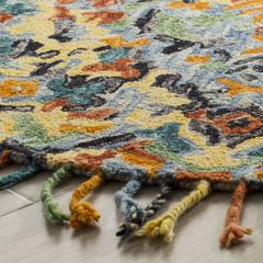 BLOSSOM, BLUE / MULTI, 6' X 6' Round, Area Rug