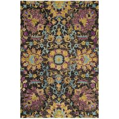 BLOSSOM, CHARCOAL / MULTI, 5' X 8', Area Rug, BLM455A-5