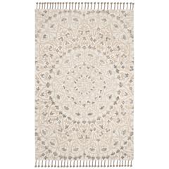 BLOSSOM, IVORY / TAUPE, 5' X 8', Area Rug