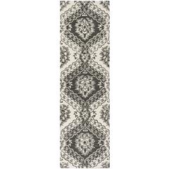 BLOSSOM, CHARCOAL / IVORY, 2'-3" X 8', Area Rug, BLM601H-28