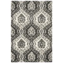 BLOSSOM, CHARCOAL / IVORY, 4' X 6', Area Rug, BLM601H-4