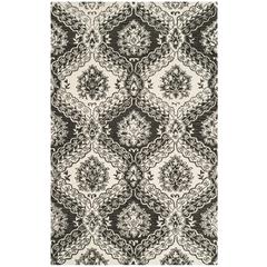BLOSSOM, CHARCOAL / IVORY, 5' X 8', Area Rug, BLM601H-5