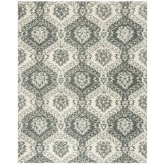 BLOSSOM, BLUE / IVORY, 8' X 10', Area Rug, BLM601M-8