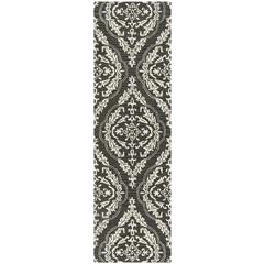BLOSSOM, CHARCOAL / IVORY, 2'-3" X 8', Area Rug, BLM602H-28
