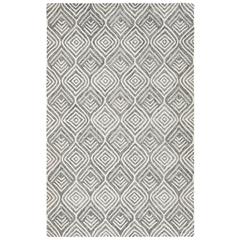 BLOSSOM, IVORY / GREY, 4' X 6', Area Rug, BLM936G-4