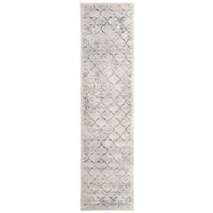 BRENTWOOD, LIGHT GREY / BLUE, 2' X 8', Area Rug, BNT809G-28