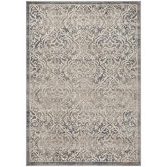 BRENTWOOD, LIGHT GREY / BLUE, 3' X 5', Area Rug, BNT810G-3