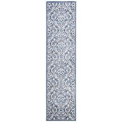 BRENTWOOD, NAVY / CREME, 2' X 8', Area Rug, BNT810N-28