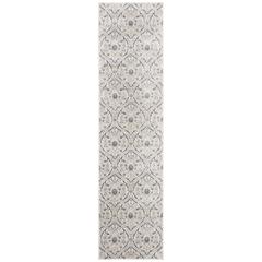 BRENTWOOD, LIGHT GREY / BLUE, 2' X 8', Area Rug, BNT860G-28