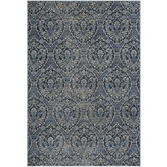 BRENTWOOD, NAVY / LIGHT GREY, 3' X 5', Area Rug, BNT860M-3