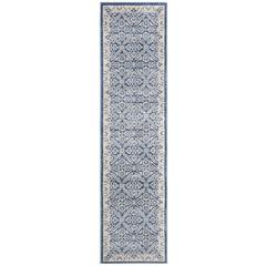 BRENTWOOD, NAVY / CREME, 2' X 8', Area Rug, BNT863N-28