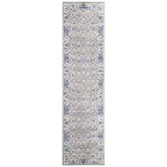 BRENTWOOD, LIGHT GREY / BLUE, 2' X 8', Area Rug, BNT869G-28