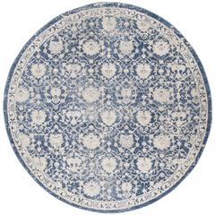 BRENTWOOD, NAVY / CREME, 6'-7" X 6'-7" Round, Area Rug, BNT896N-7R
