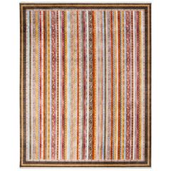 BOKHARA, BROWN / YELLOW, 8' X 10', Area Rug