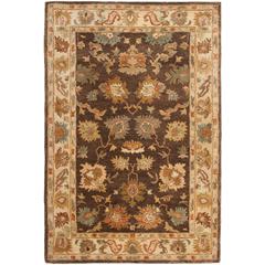 BERGAMA, BROWN / IVORY, 3' X 5', Area Rug