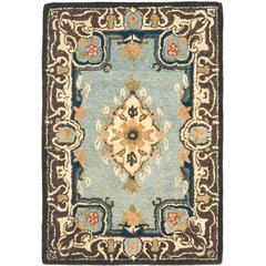 BERGAMA, LIGHT BLUE / IVORY, 2' X 3', Area Rug, BRG141A-2