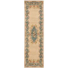 BERGAMA, IVORY / LIGHT BLUE, 2'-3" X 10', Area Rug
