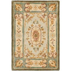 BERGAMA, LIGHT BLUE / IVORY, 2' X 3', Area Rug, BRG174A-2