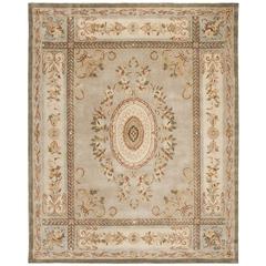 BERGAMA, LIGHT BLUE / IVORY, 9'-6" X 13'-6", Area Rug, BRG174A-10