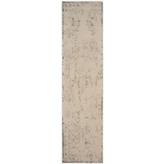 BRILLIANCE, CREAM / LIGHT BLUE, 2'-2" X 8', Area Rug
