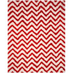 SG-BSG-Barcelona Shag, IVORY / RUST, 8' X 10', Area Rug, BSG320E-8