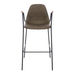 Tanner Mid Century Barstool, Olive