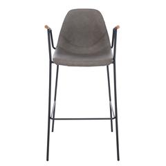 Tanner Mid Century Barstool, Ash Grey