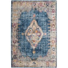 BRISTOL, BLUE / IVORY, 5'-1" X 7'-6", Area Rug, BTL348C-5