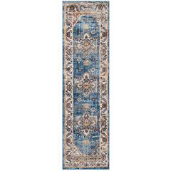 BRISTOL, BLUE / IVORY, 2'-3" X 8', Area Rug, BTL349C-28