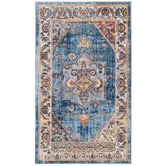 BRISTOL, BLUE / IVORY, 3' X 5', Area Rug, BTL349C-3