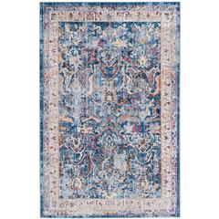 BRISTOL, BLUE / LIGHT GREY, 4' X 6', Area Rug, BTL357C-4