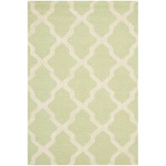 CAMBRIDGE, LIGHT GREEN / IVORY, 3' X 5', Area Rug, CAM121B-3