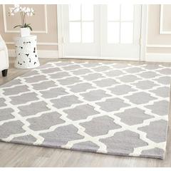 CAMBRIDGE, SILVER / IVORY, 6' X 9', Area Rug, CAM121D-6