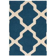 CAMBRIDGE, NAVY BLUE / IVORY, 2' X 3', Area Rug, CAM121G-2