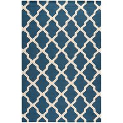 CAMBRIDGE, NAVY BLUE / IVORY, 6' X 9', Area Rug, CAM121G-6