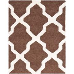 CAMBRIDGE, DARK BROWN / IVORY, 2' X 3', Area Rug, CAM121H-2