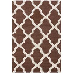 CAMBRIDGE, DARK BROWN / IVORY, 3' X 5', Area Rug, CAM121H-3