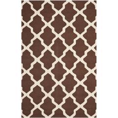 CAMBRIDGE, DARK BROWN / IVORY, 5' X 8', Area Rug, CAM121H-5