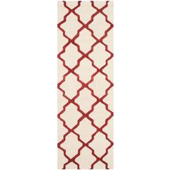CAMBRIDGE, IVORY / RUST, 2'-6" X 8', Area Rug, CAM121I-28