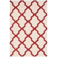 CAMBRIDGE, IVORY / RUST, 4' X 6', Area Rug, CAM121I-4